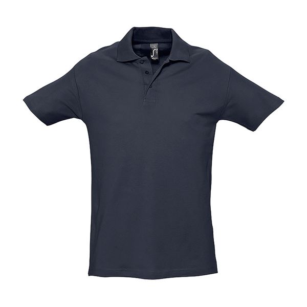 Рубашка поло мужская SPRING II,темно-синий,S,100% хлопок, 210/м2