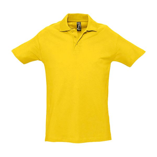 Рубашка поло мужская SPRING II, желтый,S,100% хлопок, 210/м2