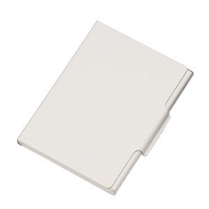 Футляр для карт памяти "Digital" (SD, micro SD и SIM card); серебристый; 6х4,5х0,5 см; алюминий; там