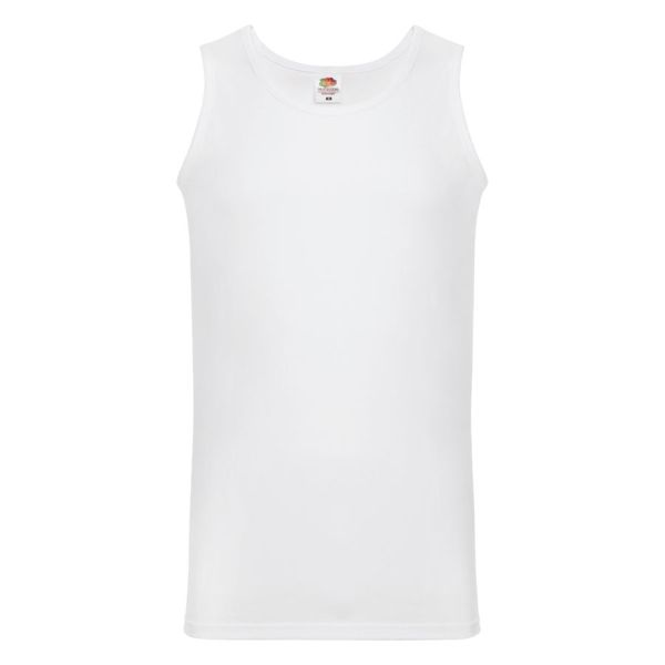 Майка мужская "Athletic Vest", белый_2XL, 100% х/б, 160 г/м2