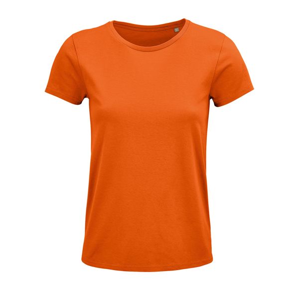 Футболка женская "CRUSADER WOMEN", оранжевый, S, 100% органический хлопок, 150 г/м2