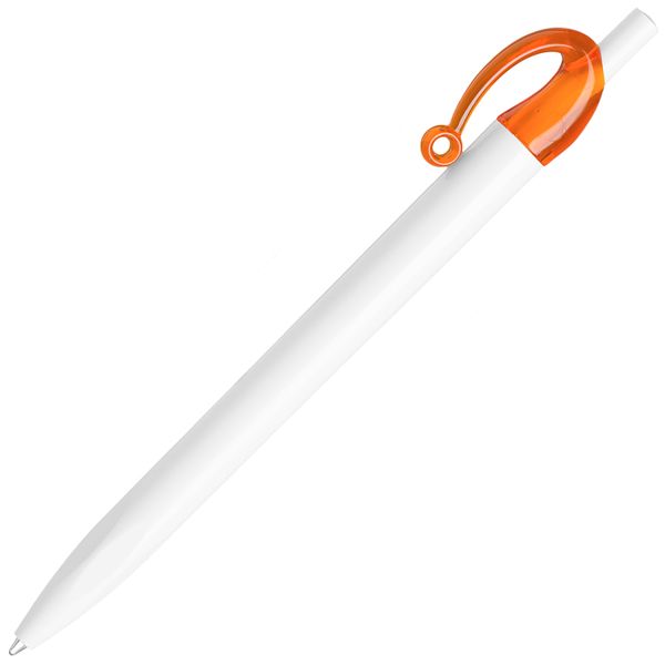 JOCKER, ручка шариковая, оранжевый/белый, пластик