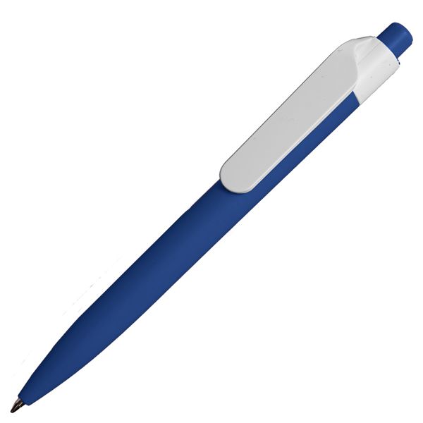 Ручка шариковая N16 soft touch, синий, пластик, цвет чернил синий