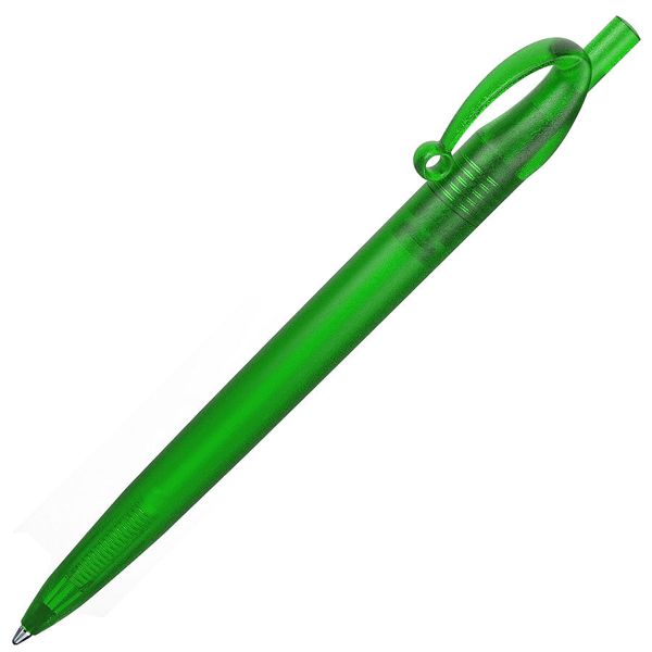 JOCKER, ручка шариковая, фростированный зеленый, пластик