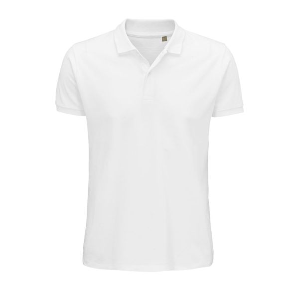 Рубашка поло мужская PLANET MEN, белый, L, 100% органический хлопок, 170 г/м2