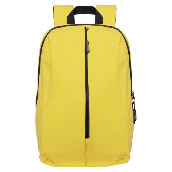 Рюкзак "Go", жёлтый, 41 х 29 х15,5 см, 100%  полиуретан