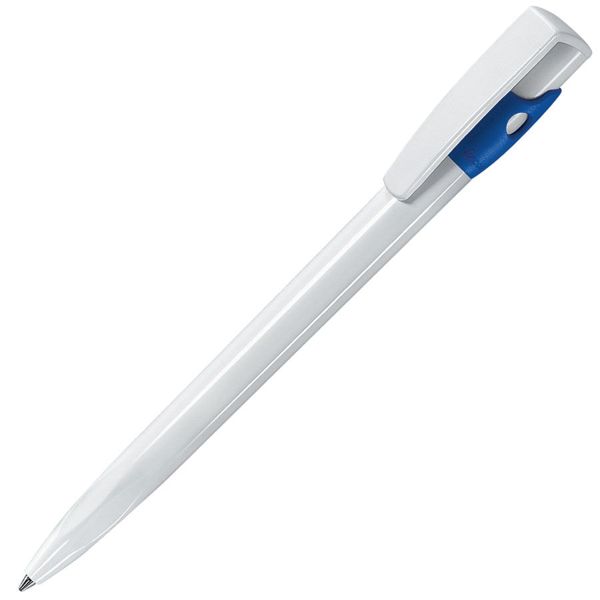 KIKI, ручка шариковая, ярко-синий/белый, пластик