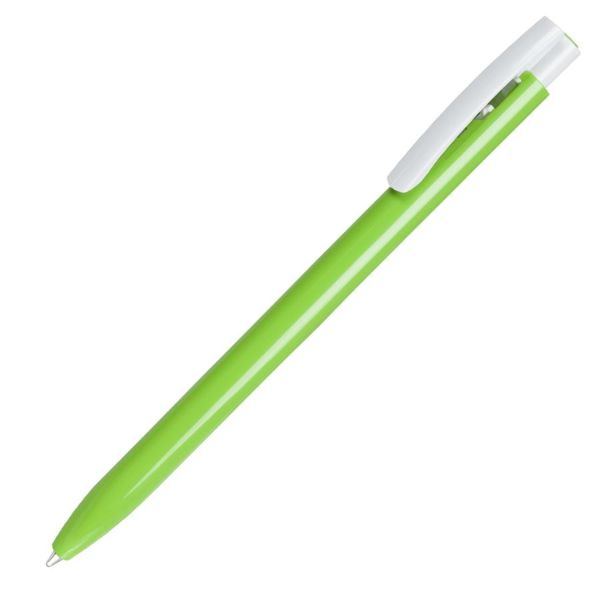ELLE, ручка шариковая, светло-зеленый/белый, пластик