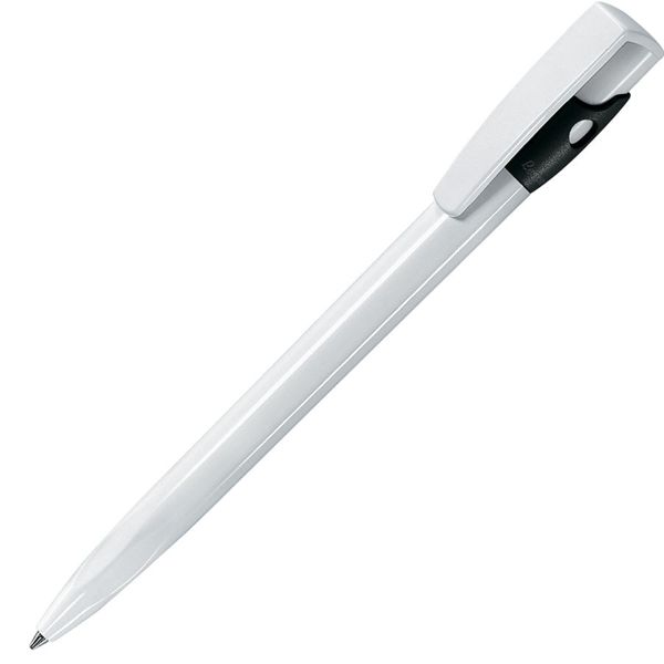 KIKI, ручка шариковая, черный/белый, пластик