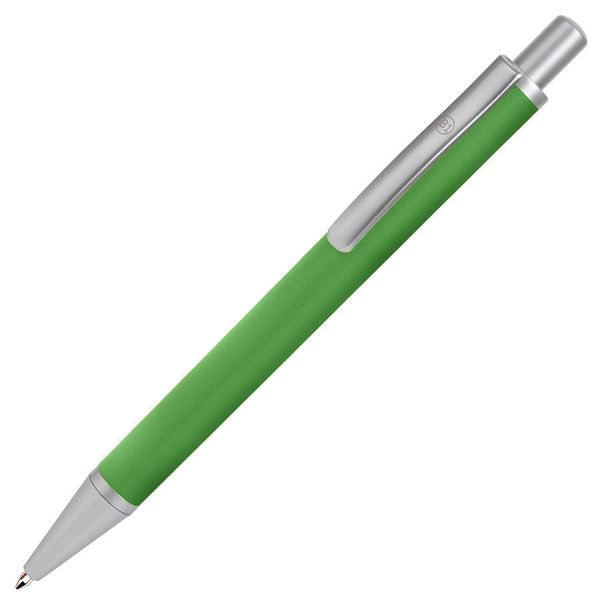 CLASSIC, ручка шариковая, зеленый/серебристый, металл, синяя паста