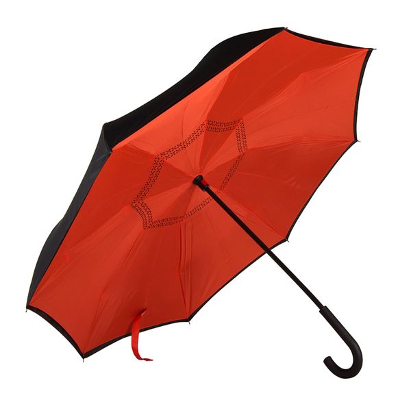 Зонт-трость "Original", механический, 100% полиэстер, красный