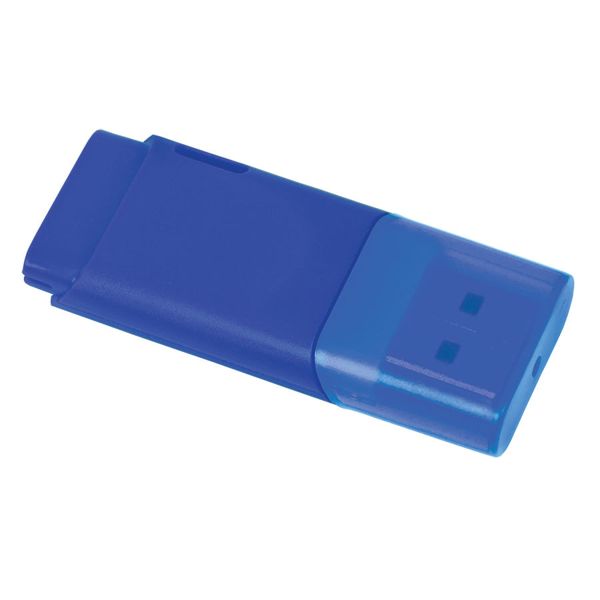 USB flash-карта "Osiel" (8Гб),синий, 5,1х2,2х0,8см,пластик