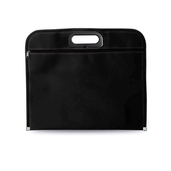 Конференц-сумка JOIN, черный, 38 х 32 см,  100% полиэстер 600D