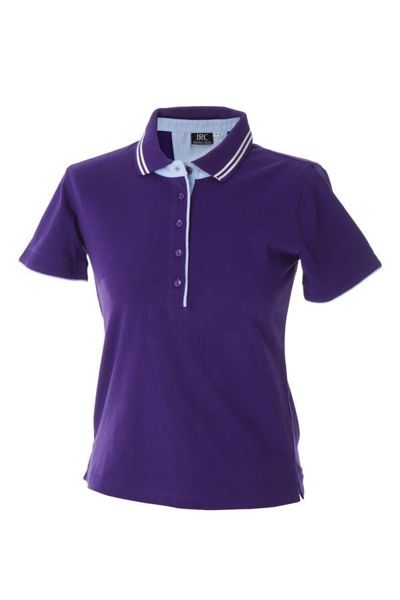 Рубашка поло женская RODI LADY, фиолетовый, L, 100% хлопок, 180 г/м2