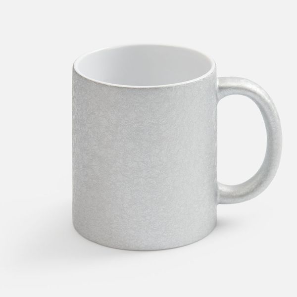 Кружка для сублимационной печати Sagredo, серебристая