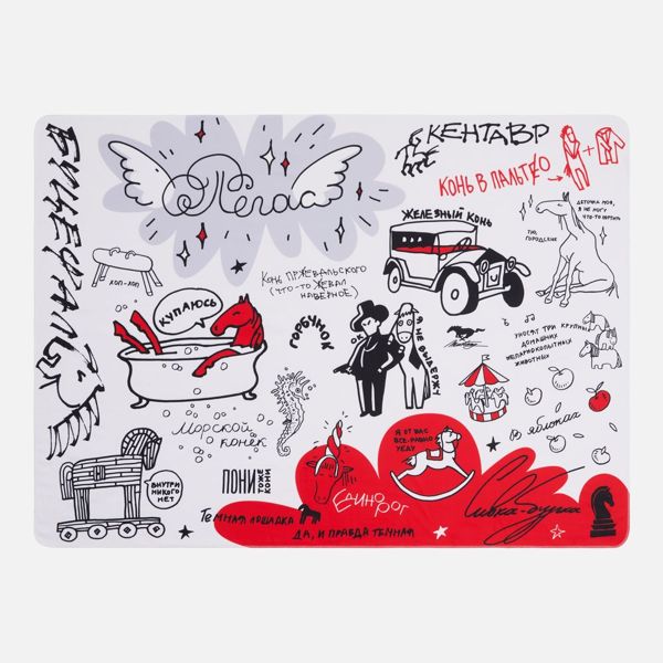 Купить Флисовый плед «Коневедение» Флисовый плед «Коневедение»