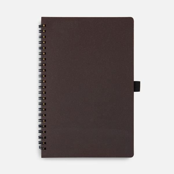 Купить Блокнот на спирали Coffeist, коричневый Блокнот на спирали Coffeist, коричневый