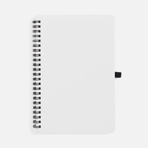 Блокнот на пружине Stone Line, белый