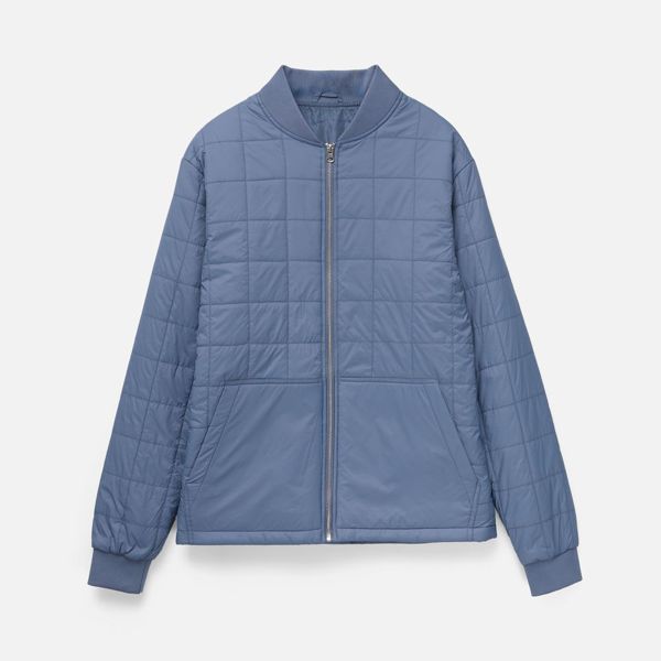 Купить Куртка унисекс Warmbridge, синяя (джинс) Куртка унисекс Warmbridge, синяя (джинс)