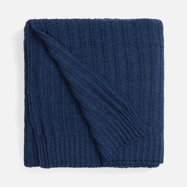 Плед Termoment, синий меланж