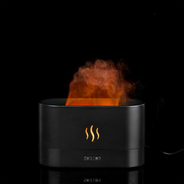 Купить Увлажнитель-ароматизатор с имитацией пламени Fuego ver.2, черный Увлажнитель-ароматизатор с имитацией пламени Fuego ver.2, черный