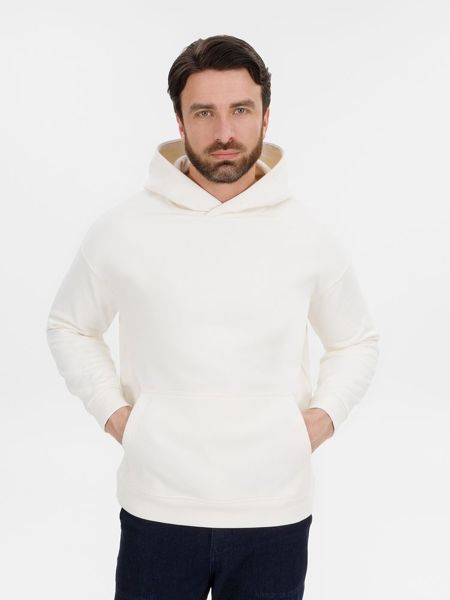 Купить Худи оверсайз унисекс Snuggie, молочно-белое Худи оверсайз унисекс Snuggie, молочно-белое