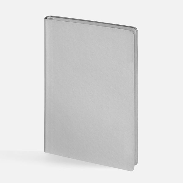 Купить Блокнот Flex Shall ver.2, серебристый Блокнот Flex Shall ver.2, серебристый