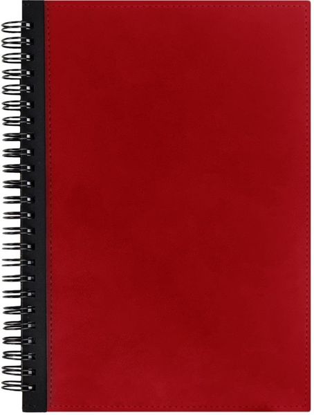 Ежедневник Notera Maxi, недатированный, красный