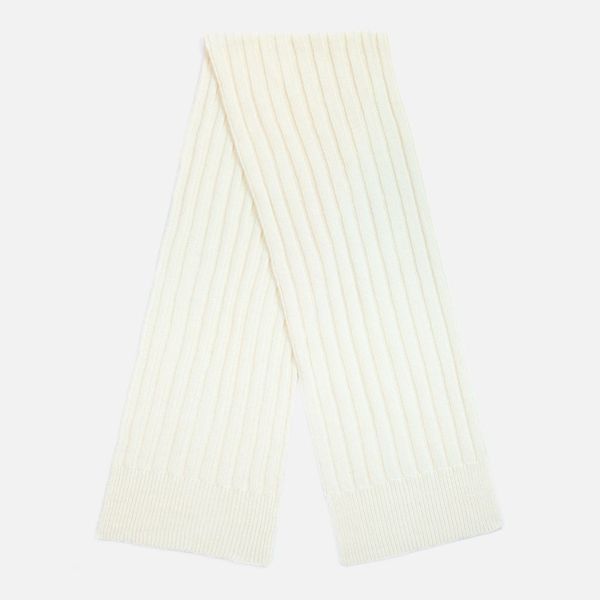 Шарф Bellish, белый (ванильный)