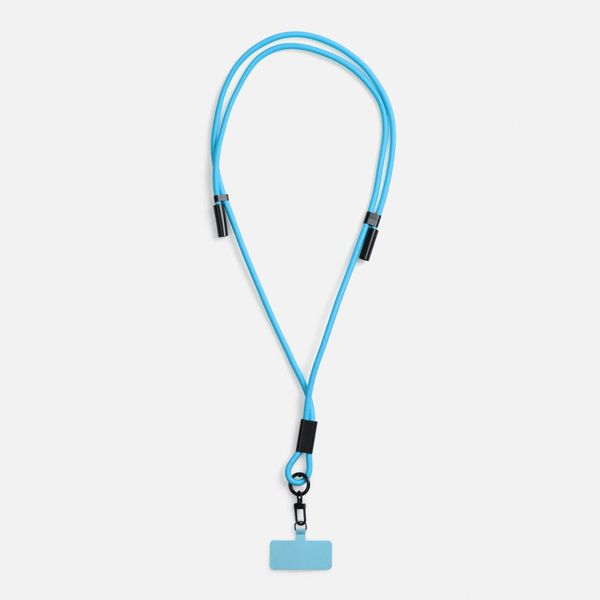 Кабель-ланьярд energyFlex Power Delivery 60 Вт, голубой
