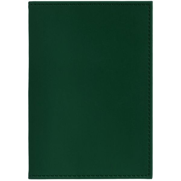 Обложка для паспорта Shall, зеленая
