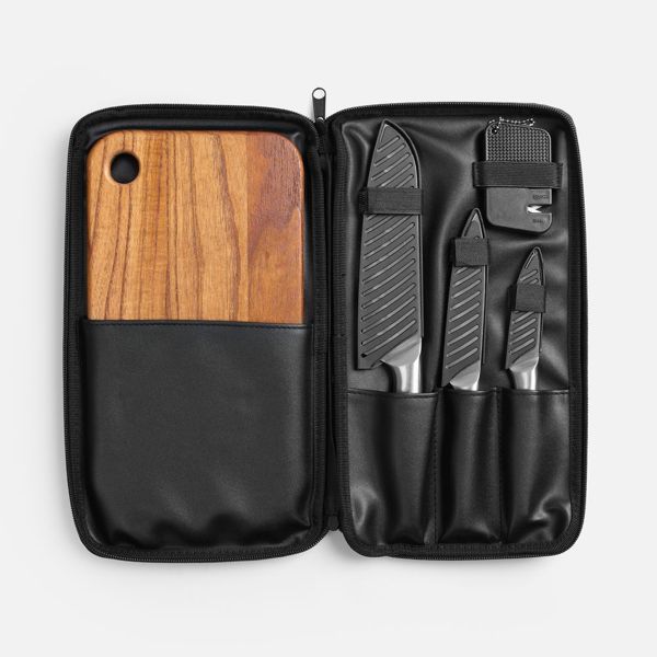 Купить Набор для мяса Meateam с ножами и разделочной доской Набор для мяса Meateam с ножами и разделочной доской