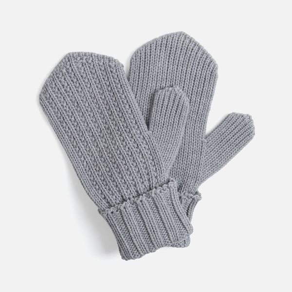 Варежки Nordkyn, светло-серый меланж