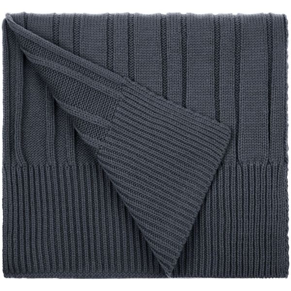 Купить Шарф Knit Beat, серый (графит) Шарф Knit Beat, серый (графит)